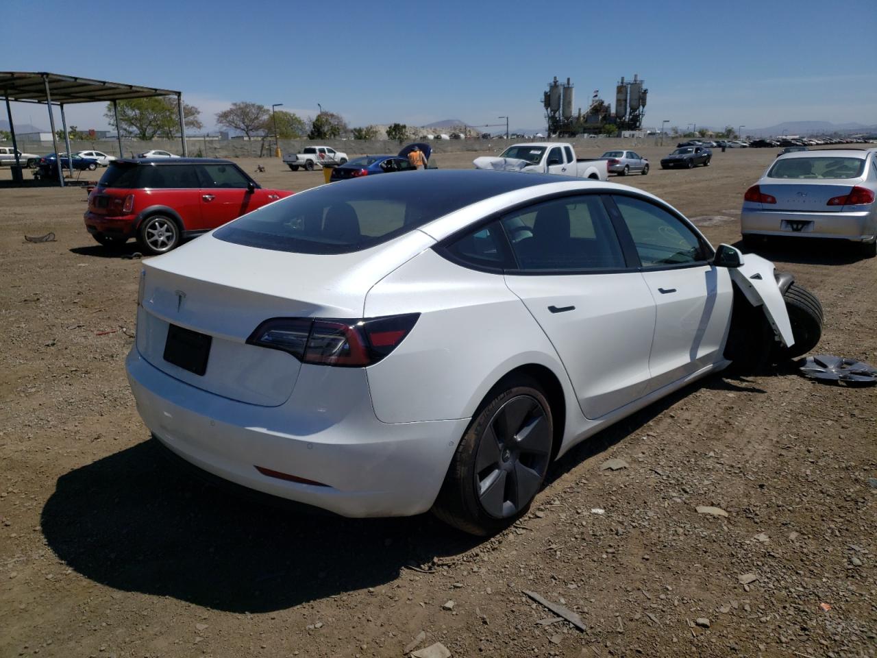 Photo 4 from auction – 2021 TESLA MODEL 3 with VIN 5YJ3E1EA3MF051134