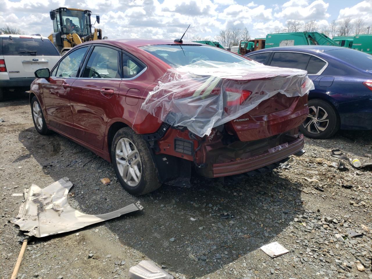Photo 3 from auction – 2014 FORD FUSION SE with VIN 3FA6P0H71ER352539