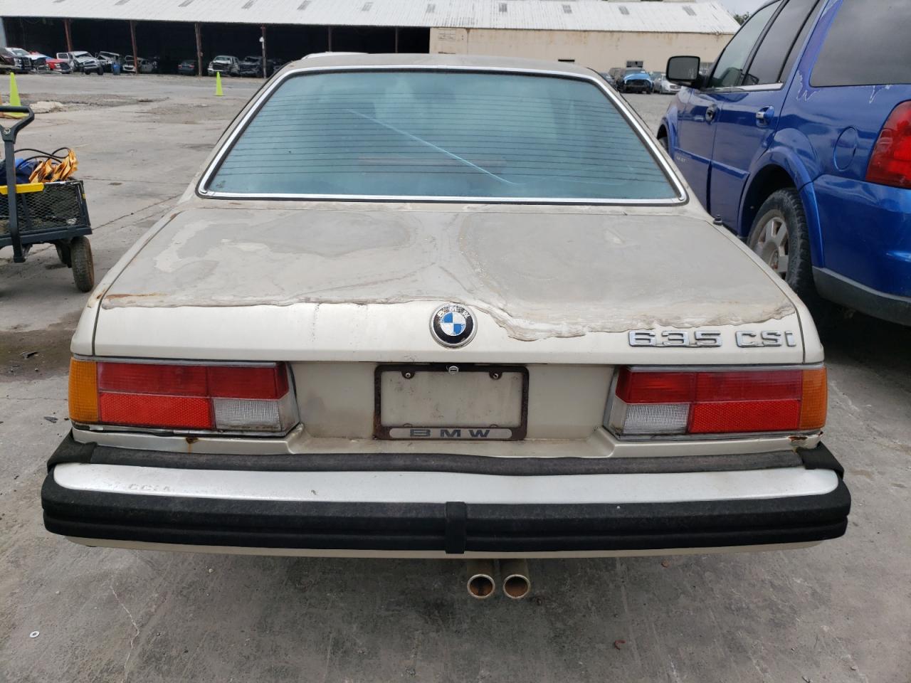Photo 9 from auction – 1985 BMW 635 CSI with VIN WBAEC7409F0605754