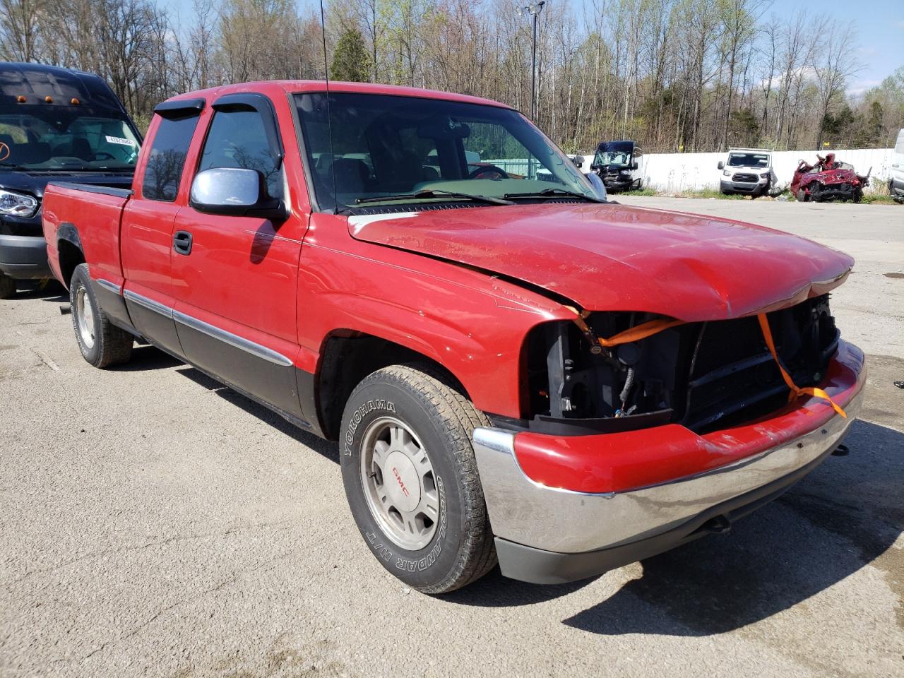 GMC NEW SIERRA 2002 with VIN 2GTEC19V121185149 - Photo from auction