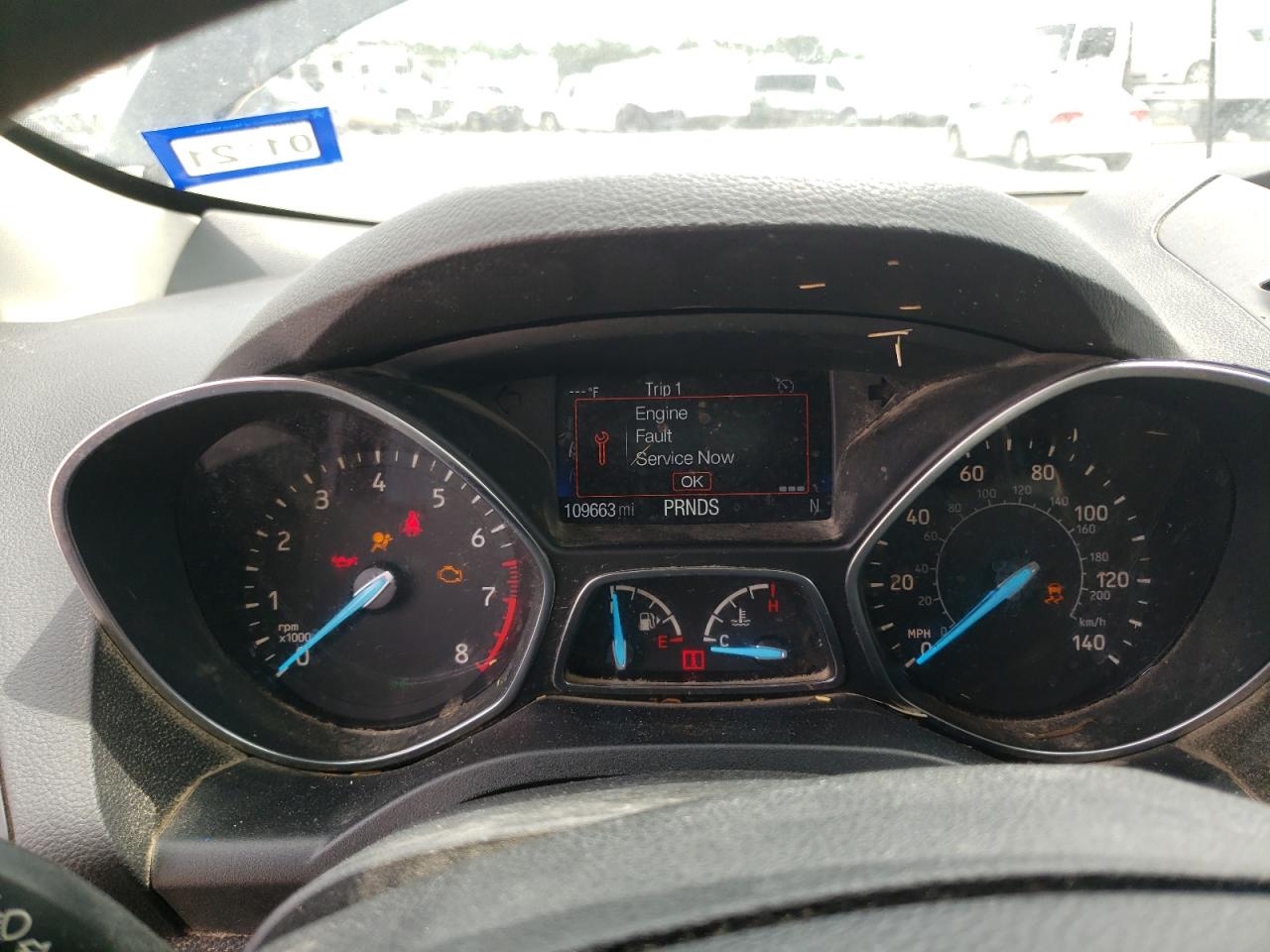 Photo 8 from auction – 2017 FORD ESCAPE SE with VIN 1FMCU9GD8HUE39347