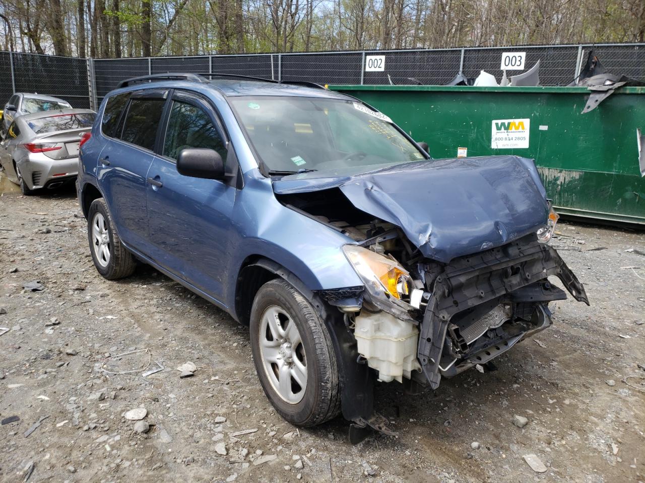 TOYOTA RAV4 2012 with VIN 2T3JF4DV7CW255499 - Photo from auction