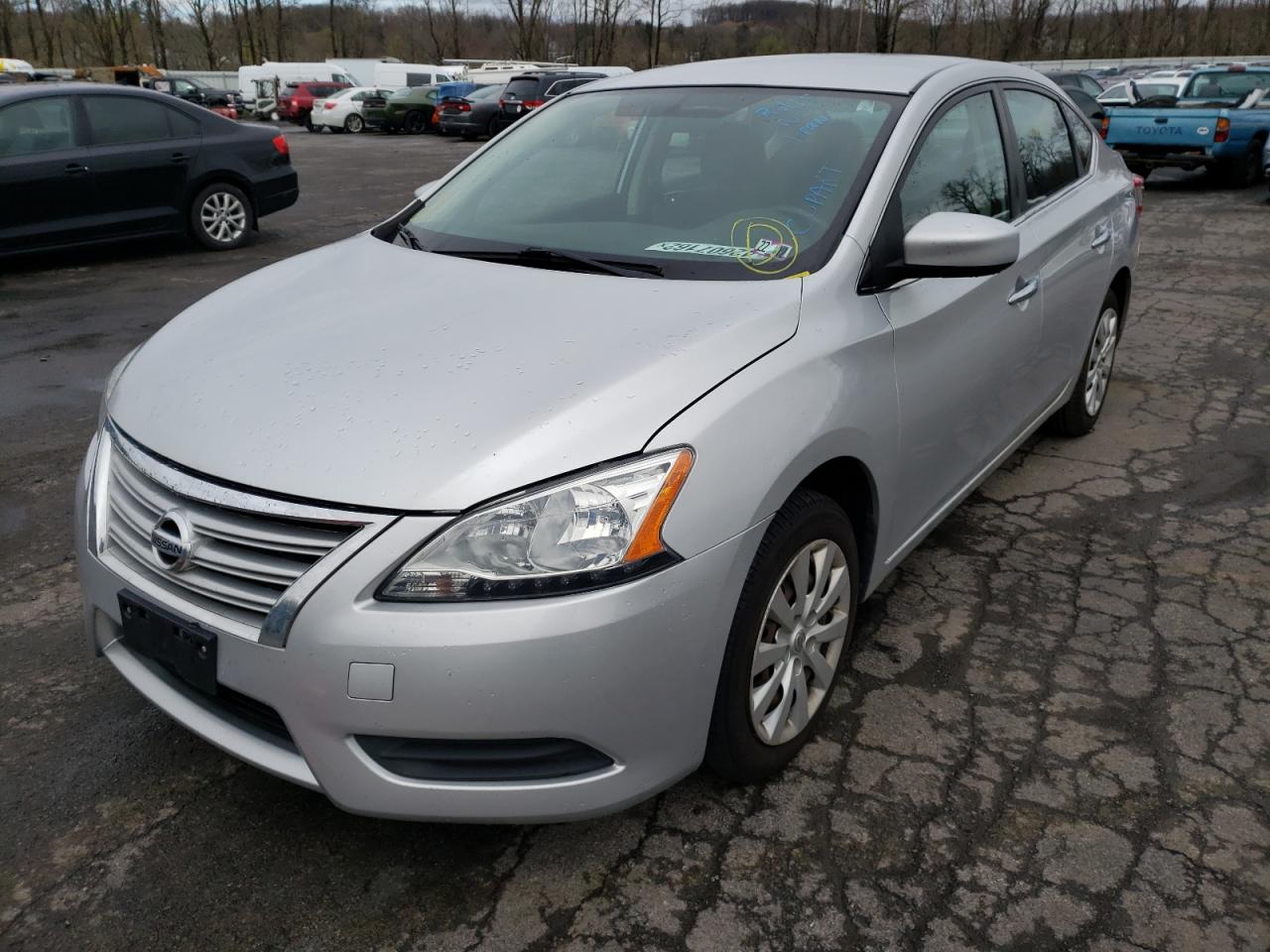 Photo 2 from auction – 2015 NISSAN SENTRA S with VIN 3N1AB7AP5FL665395