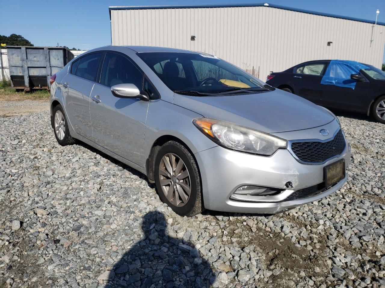 KIA FORTE EX 2014 with VIN KNAFX4A84E5159824 - Photo from auction