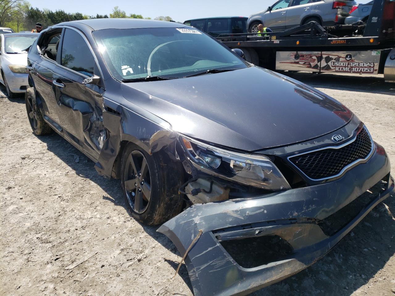 KIA OPTIMA LX 2015 with VIN 5XXGM4A73FG440582 - Photo from auction