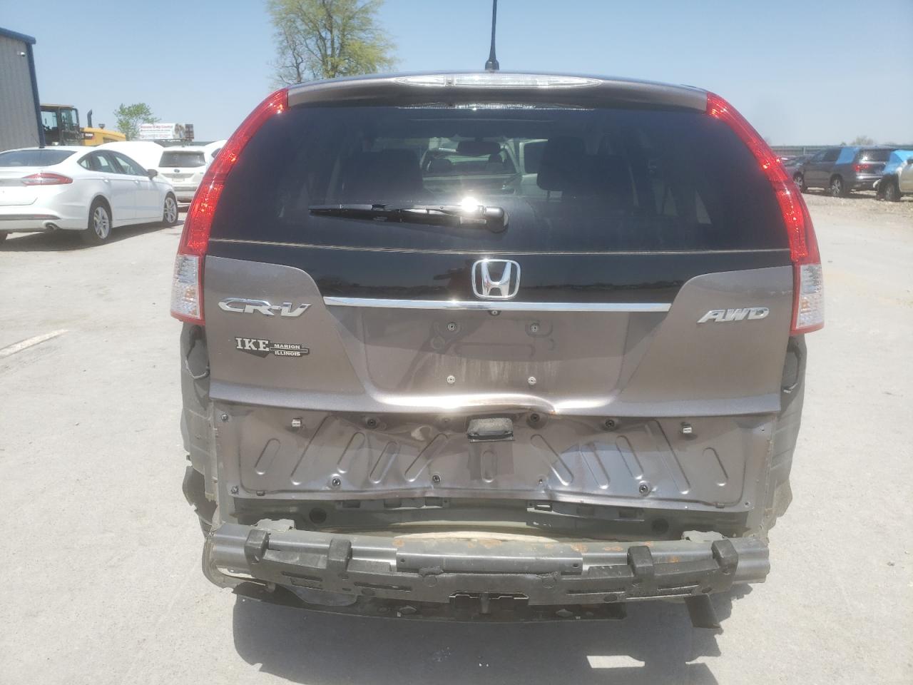 Photo 9 from auction – 2013 HONDA CRV with VIN 5J6RM4H54DL083191
