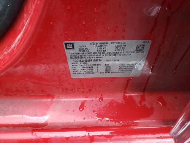 Photo 10 from auction – 2015 CHEVROLET SILVERADO with VIN 1GC1KWE89FF159234