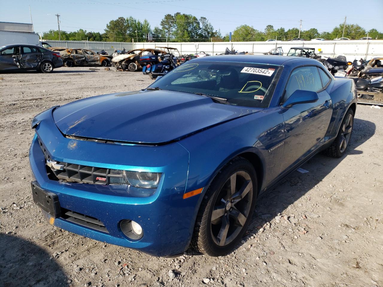 Photo 2 from auction – 2010 CHEVROLET CAMARO LT with VIN 2G1FB1EV2A9149413