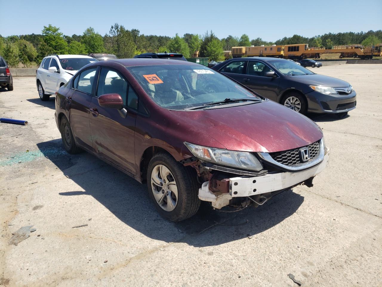 Photo 1 from auction – 2015 HONDA CIVIC LX with VIN 19XFB2F5XFE273983