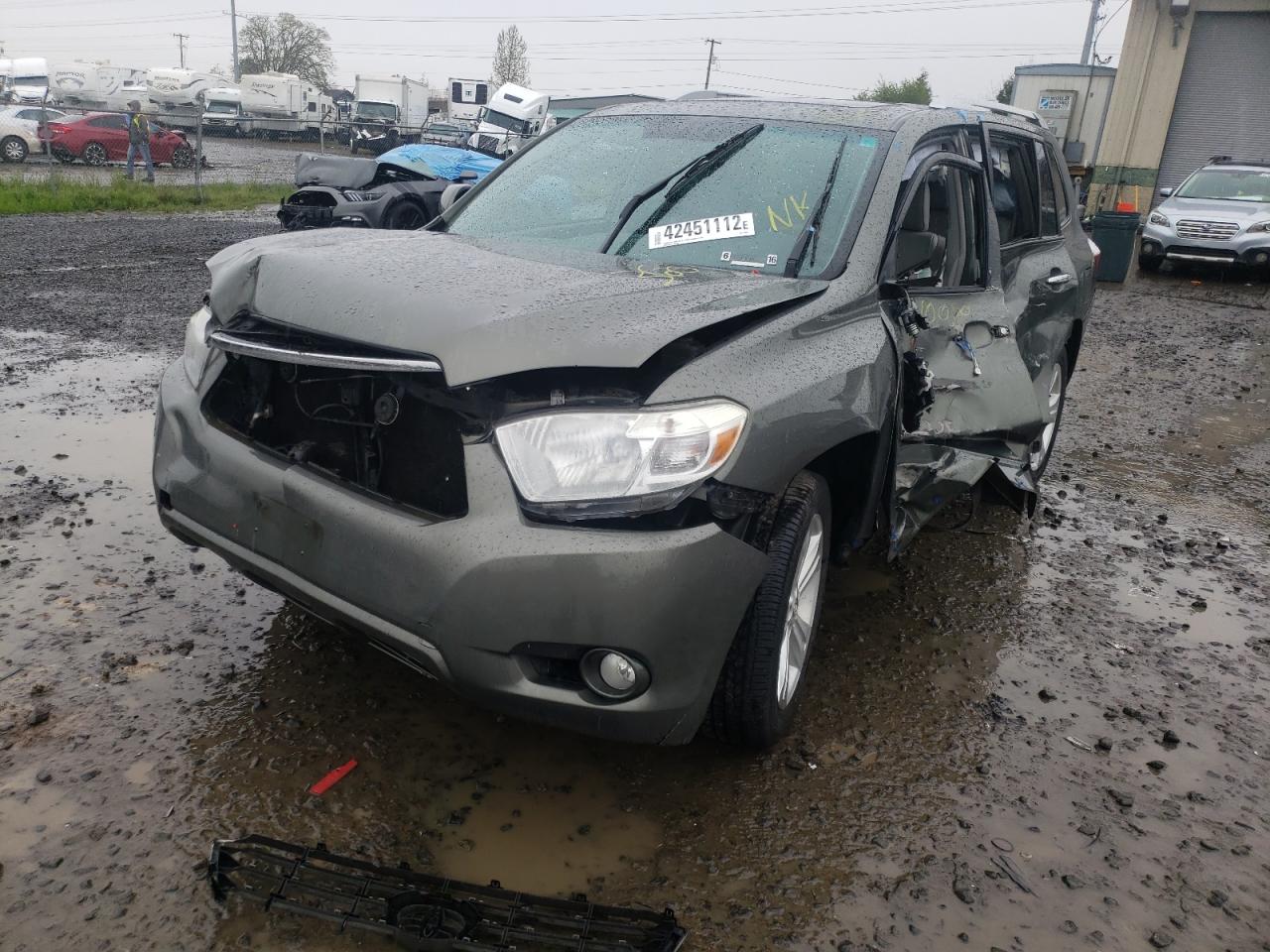 Photo 9 from auction – 2010 TOYOTA HIGHLANDER with VIN 5TDDK3EH2AS021880