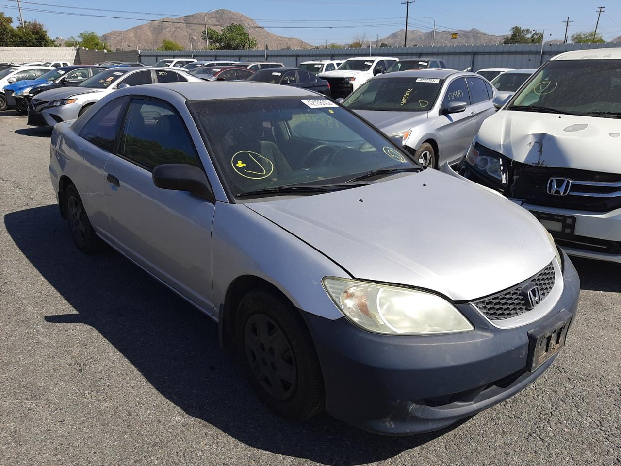 HONDA CIVIC DX V 2005 with VIN 1HGEM22145L080583 - Photo from auction