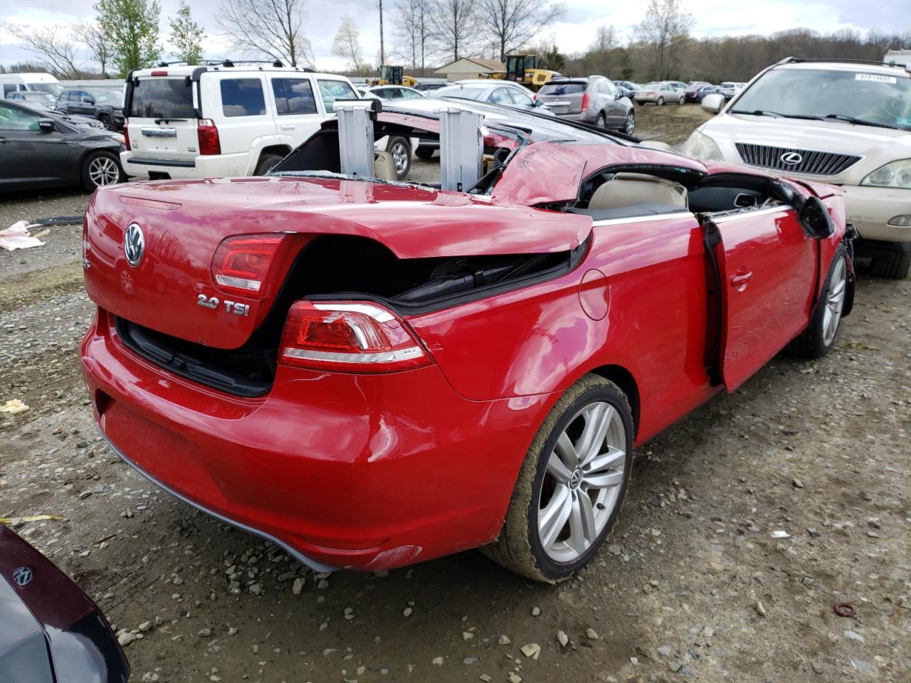 Photo 4 from auction – 2014 VOLKSWAGEN EOS LUX with VIN WVWFW8AH1EV000319
