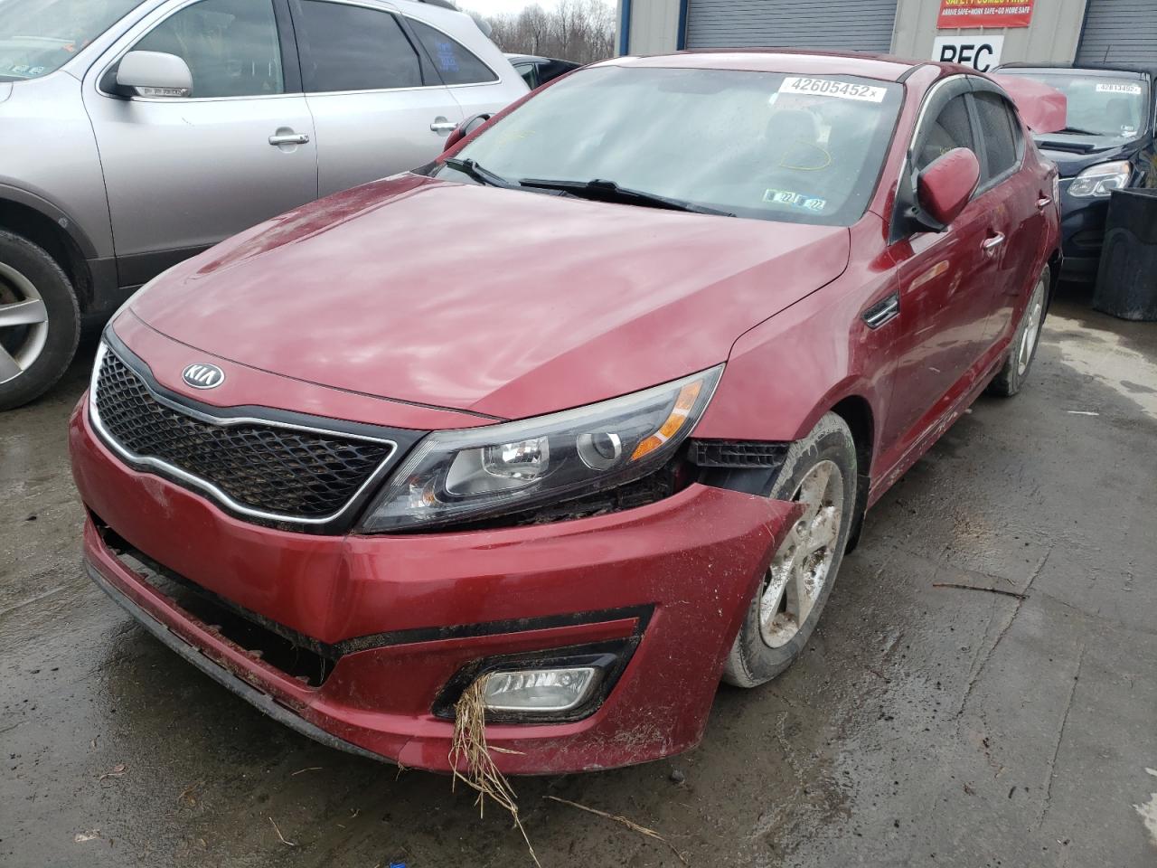 Photo 2 from auction – 2015 KIA OPTIMA LX with VIN 5XXGM4A70FG486855