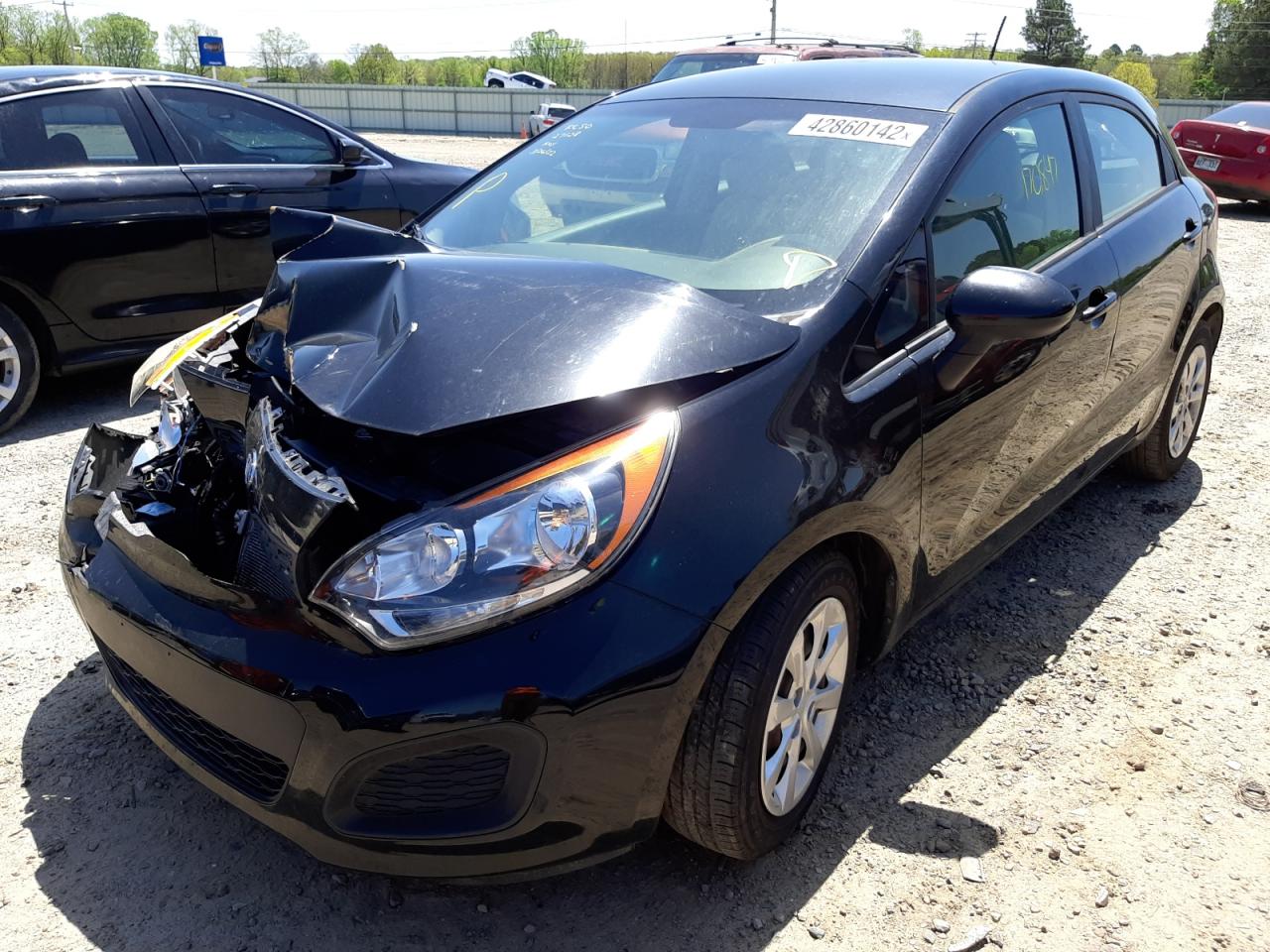Photo 2 from auction – 2013 KIA RIO LX with VIN KNADM5A35D6177879
