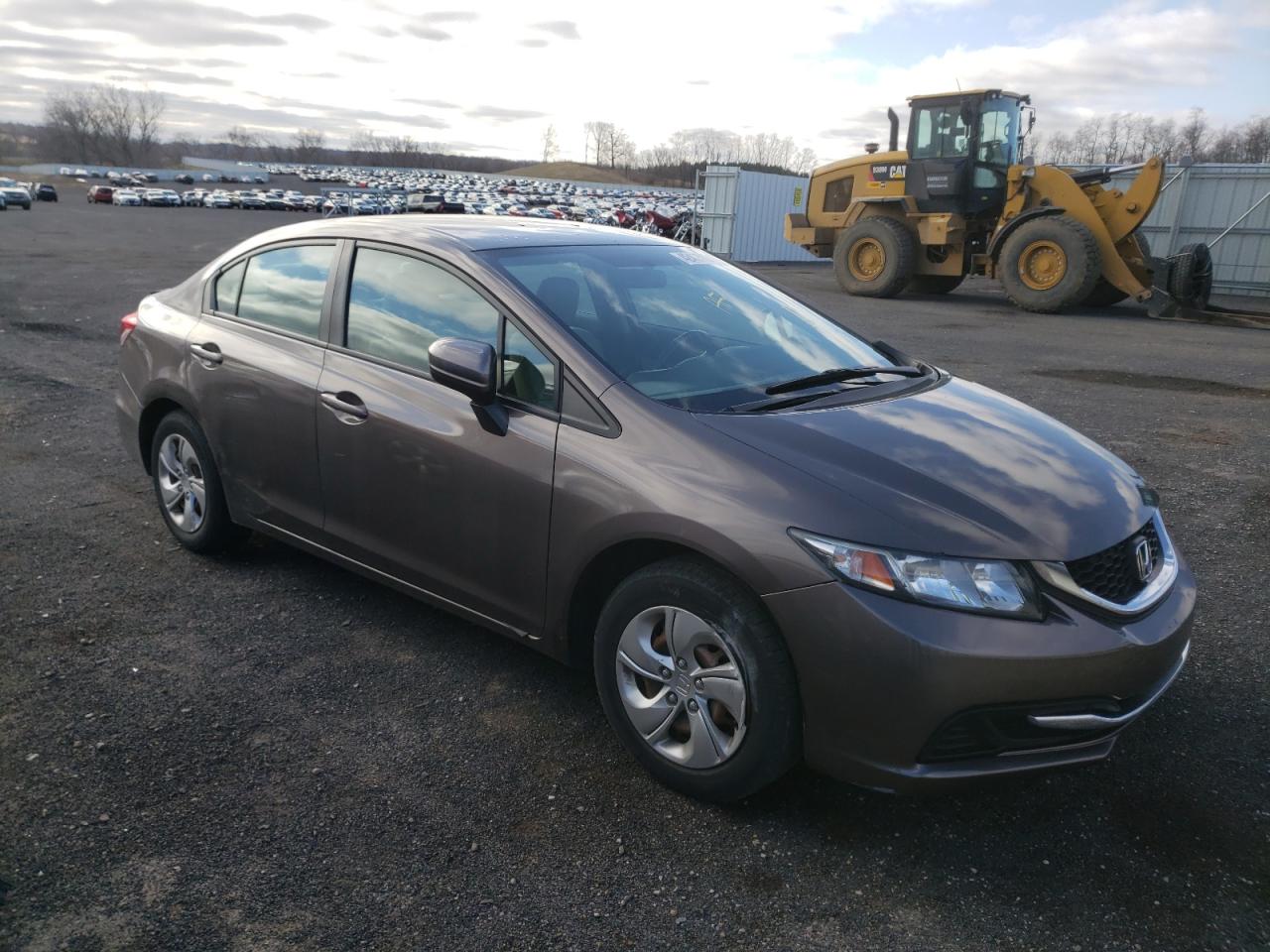 HONDA CIVIC LX 2014 with VIN 2HGFB2F53EH545536 - Photo from auction
