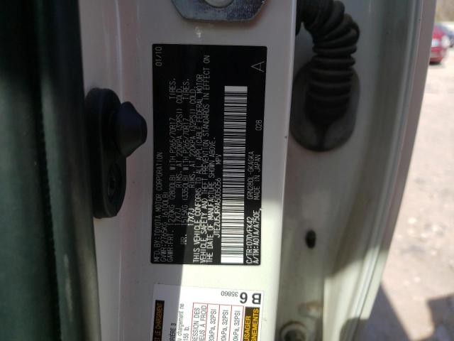 Photo 10 from auction – 2010 TOYOTA 4RUNNER SR with VIN JTEZU5JR9A5005056