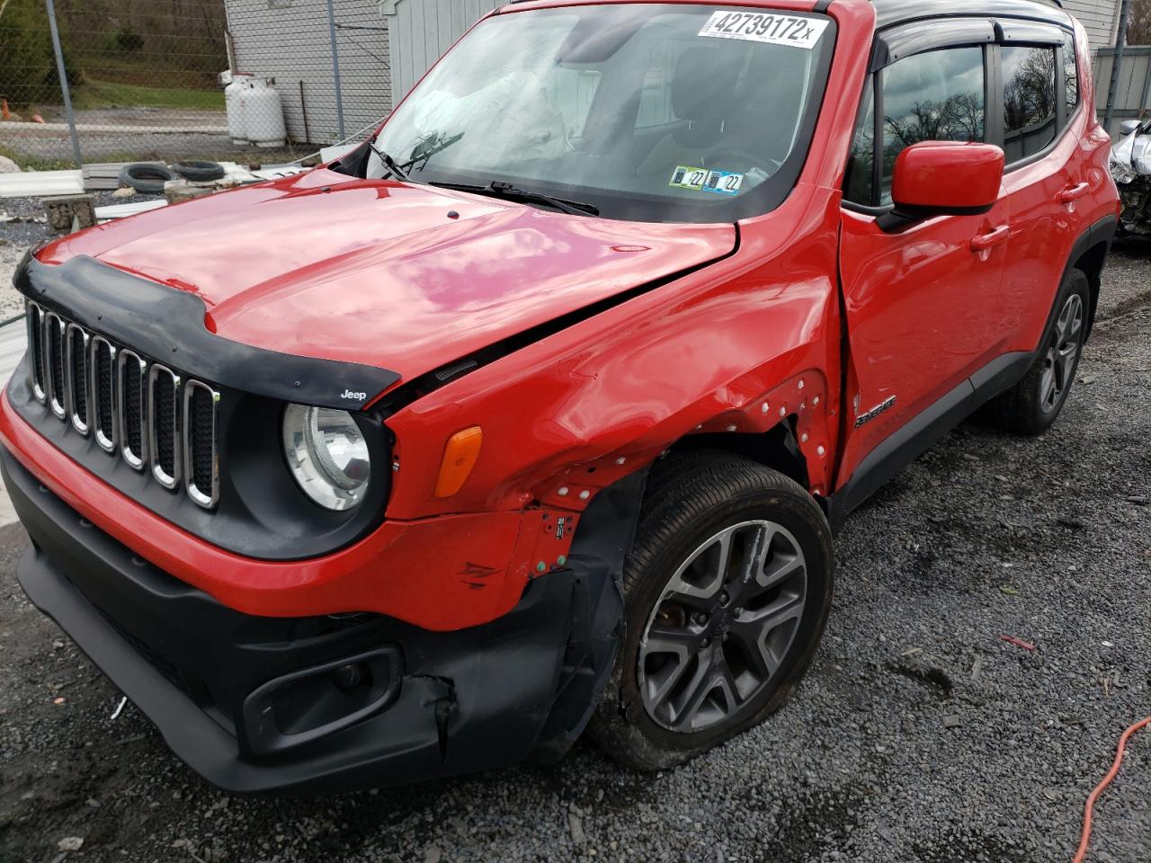 Photo 9 from auction – 2016 JEEP RENEGADE L with VIN ZACCJBBT1GPD58113