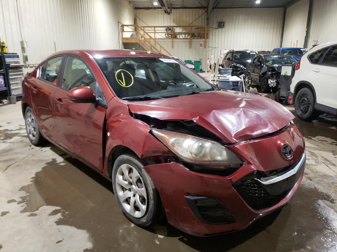 MAZDA 3 I 2010 with VIN JM1BL1SF7A1122129 - Photo from auction