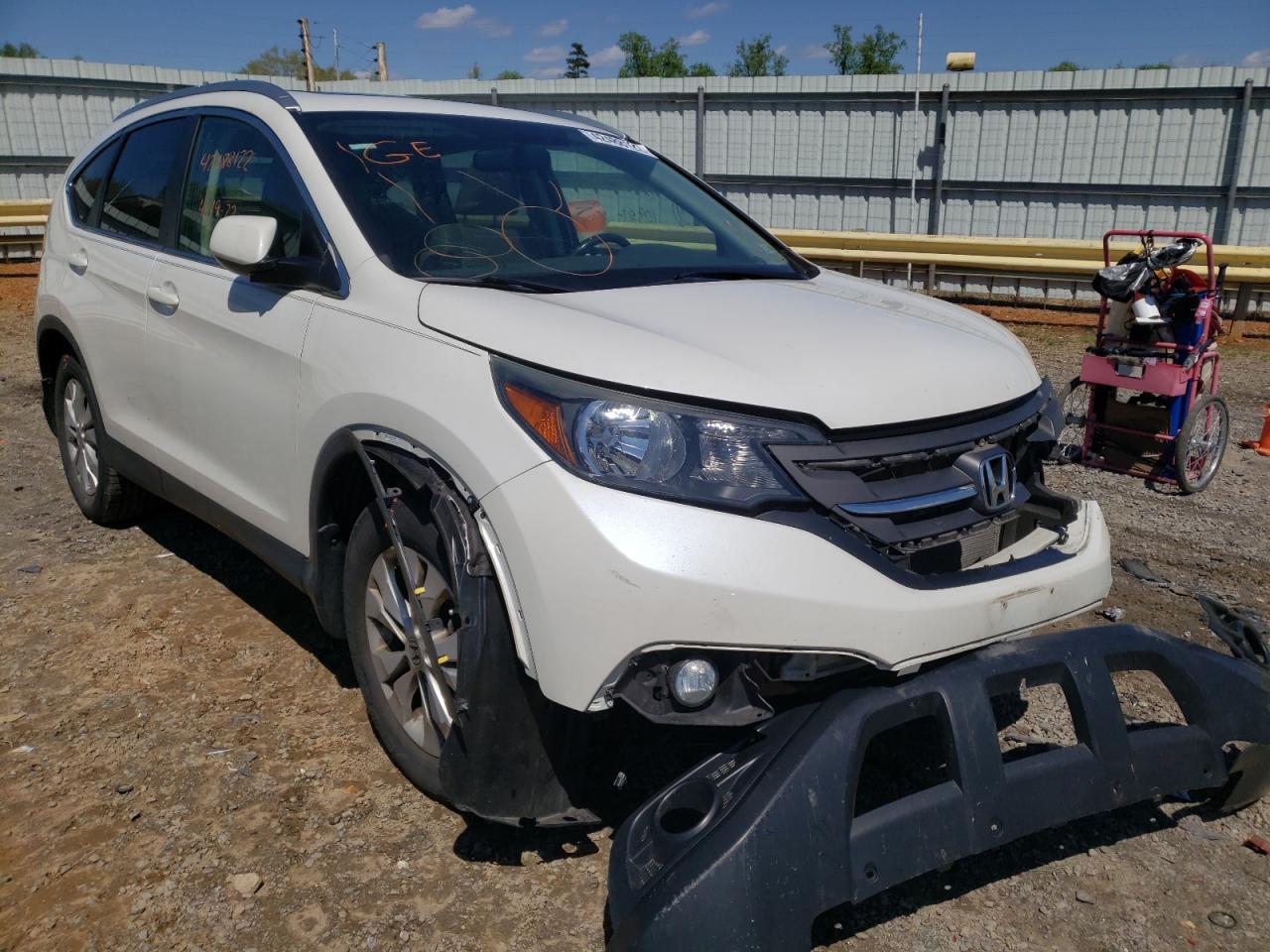 HONDA CR-V EXL 2013 with VIN 5J6RM3H79DL015366 - Photo from auction