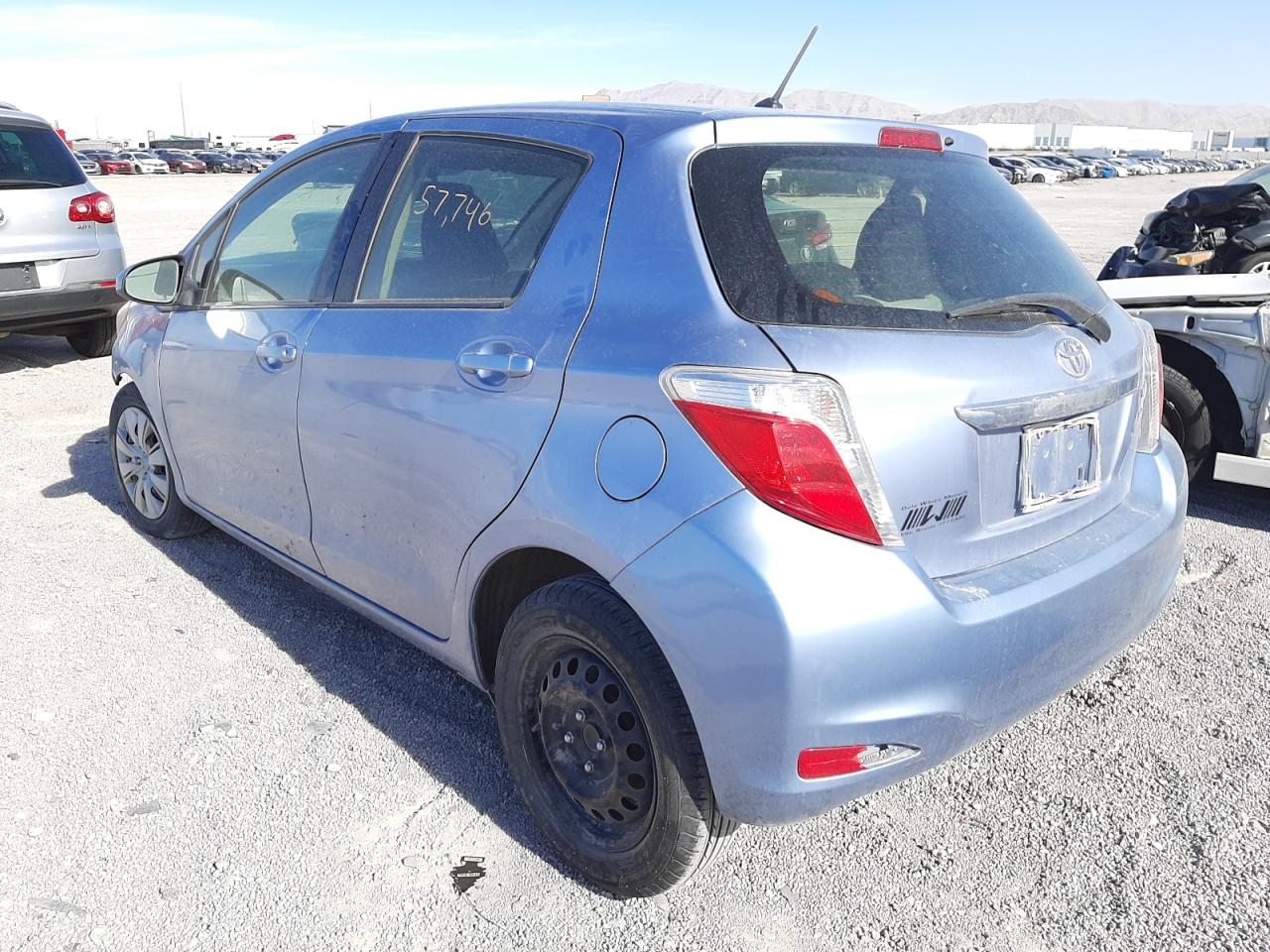 Photo 3 from auction – 2012 TOYOTA YARIS with VIN JTDKTUD33CD537230