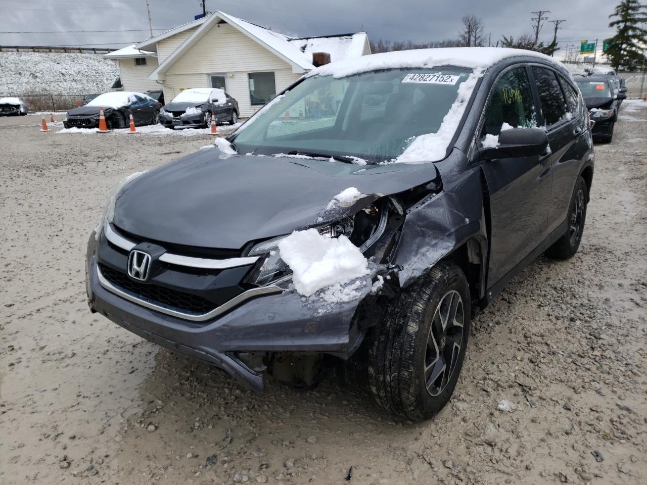 Photo 2 from auction – 2016 HONDA CR-V SE with VIN 2HKRM4H47GH610209