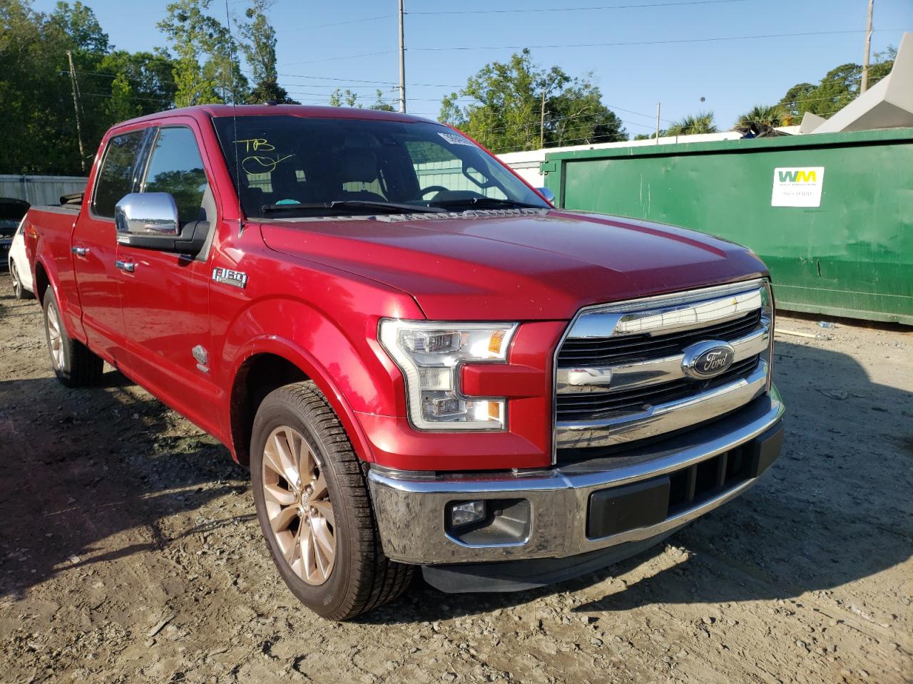 FORD F150 SUPER 2015 مع رقم تعريف المركبة 1FTEW1CG2FFB55044 - صورة من المزاد
