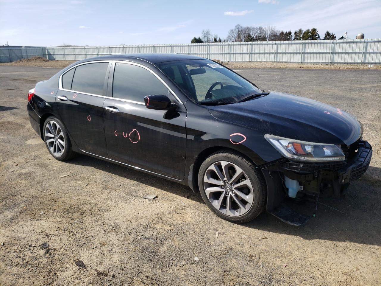HONDA ACCORD SPO 2014 with VIN 1HGCR2F55EA173324 - Photo from auction
