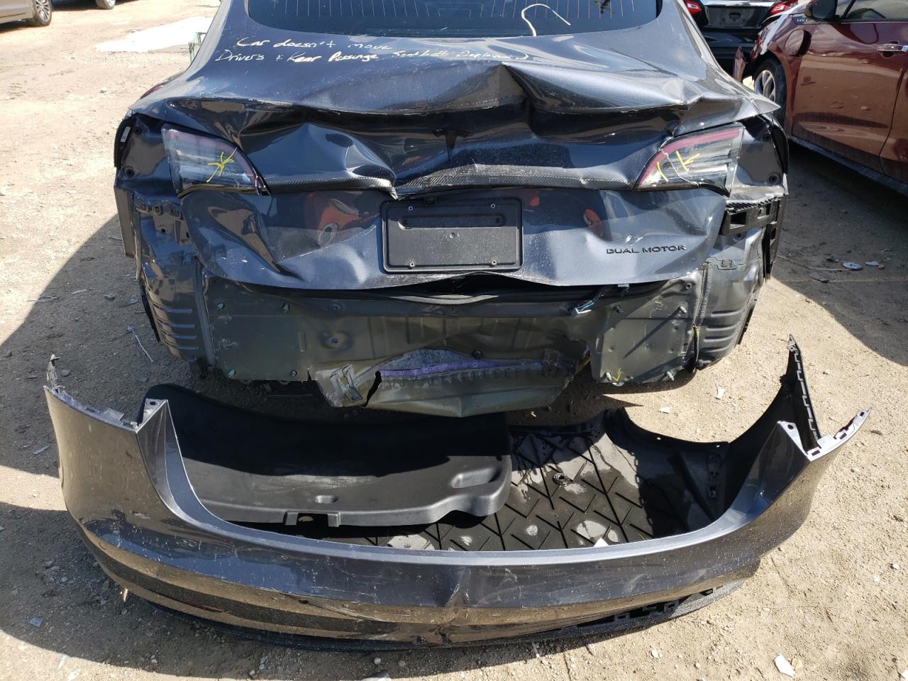 Photo 9 from auction – 2020 TESLA MODEL 3 with VIN 5YJ3E1EB7LF619893