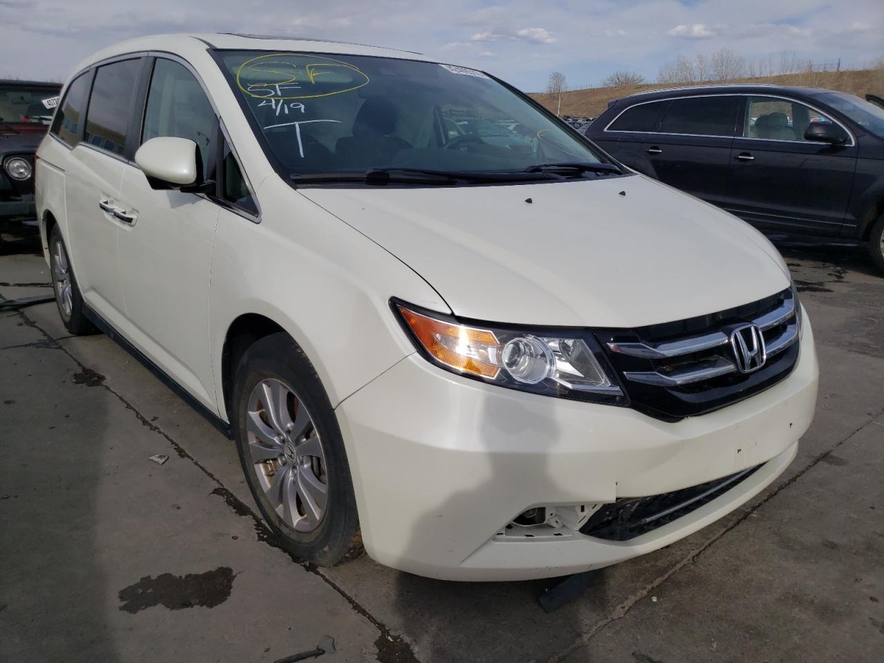 HONDA ODYSSEY EX 2014 with VIN 5FNRL5H69EB039649 - Photo from auction