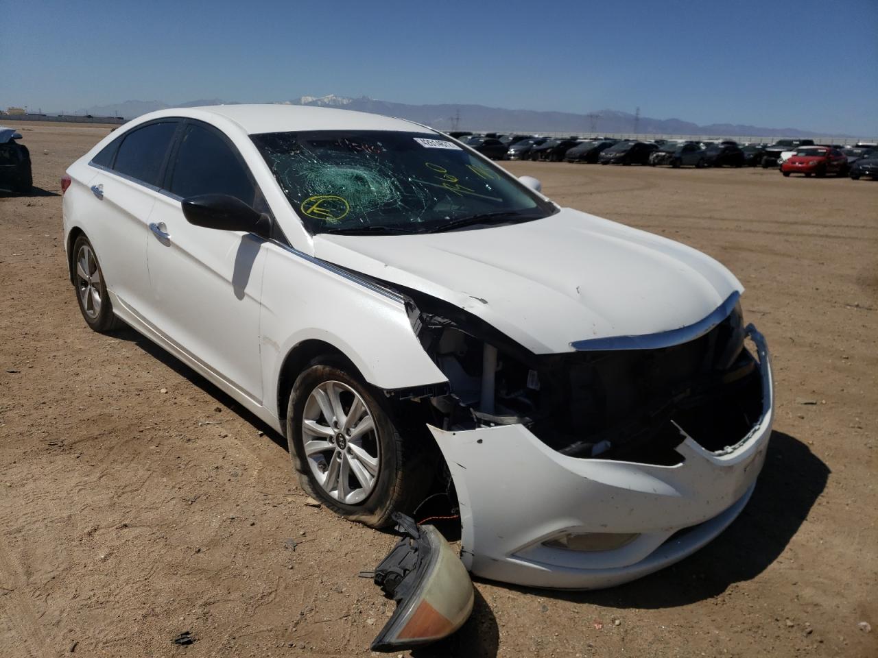 HYUNDAI SONATA SE 2011 with VIN 5NPEC4AC2BH241240 - Photo from auction