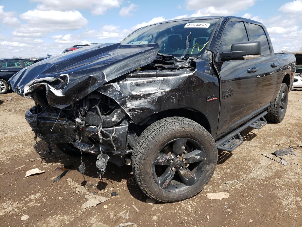 Photo 2 from auction – 2018 RAM 1500 SLT with VIN 1C6RR7LT4JS241410