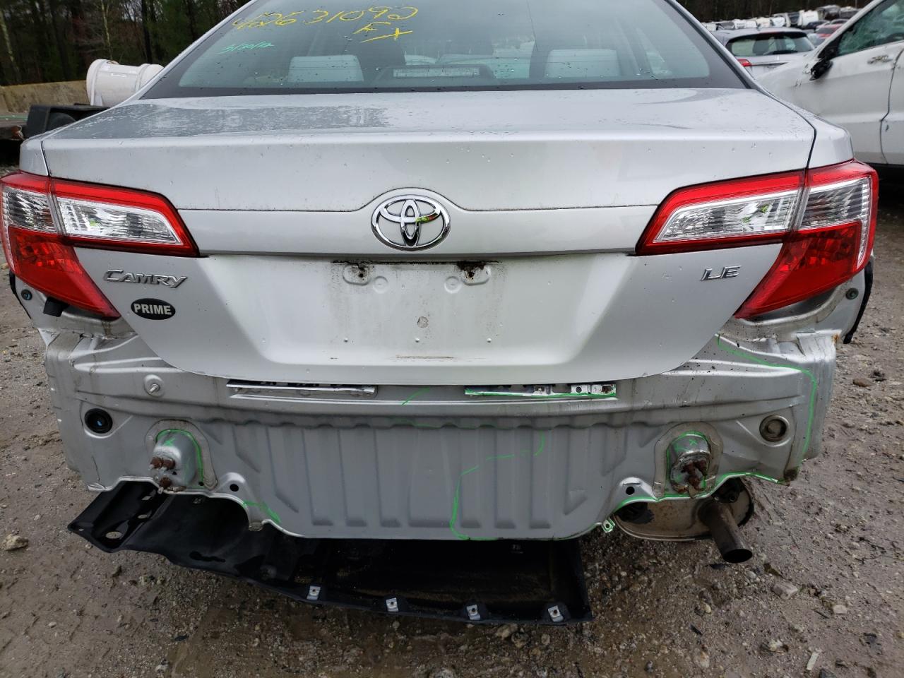 Photo 9 from auction – 2012 TOYOTA CAMRY BASE with VIN 4T4BF1FK4CR229754