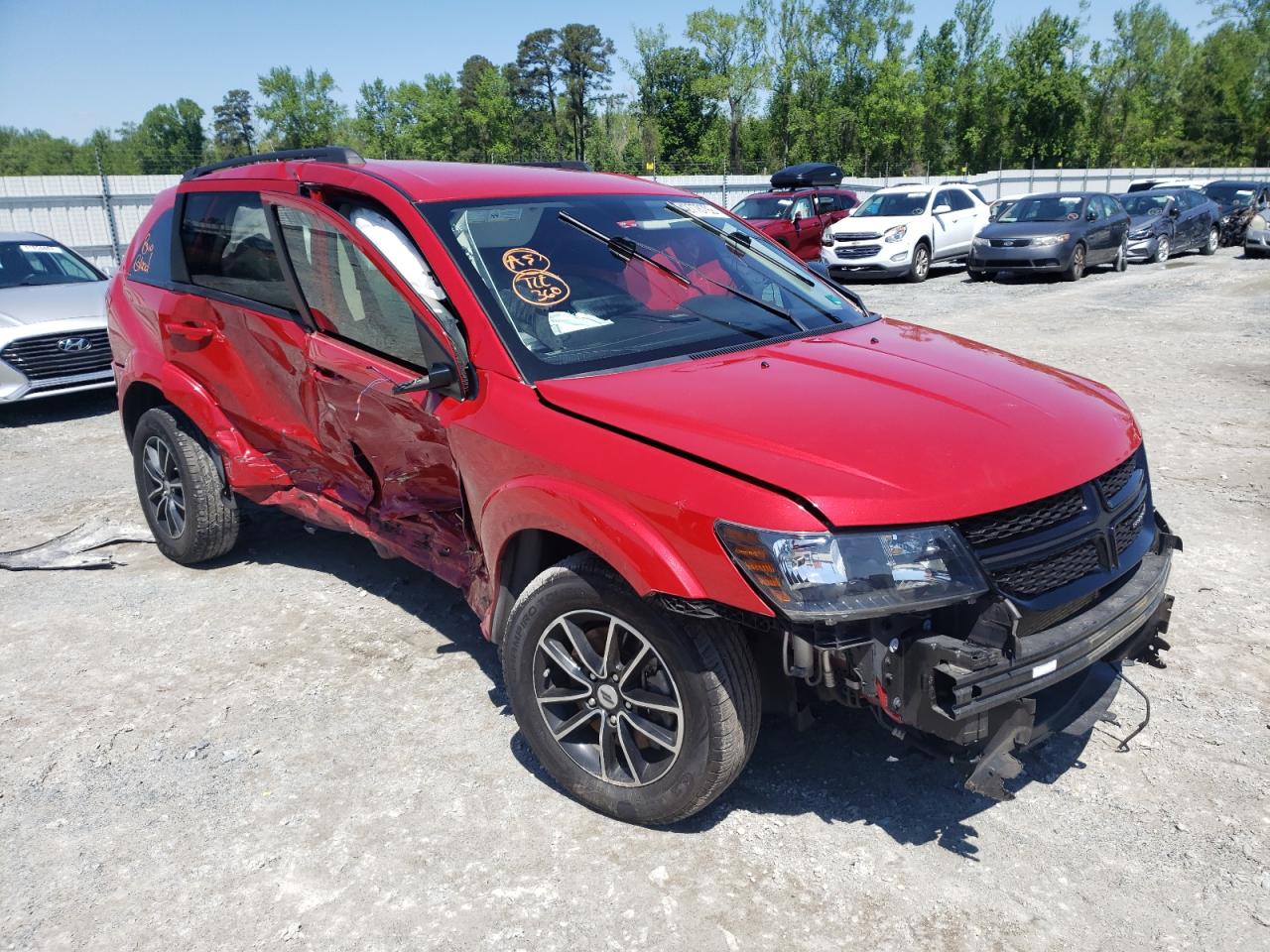 Photo 9 from auction – 2018 DODGE JOURNEY SE with VIN 3C4PDCAB7JT273414
