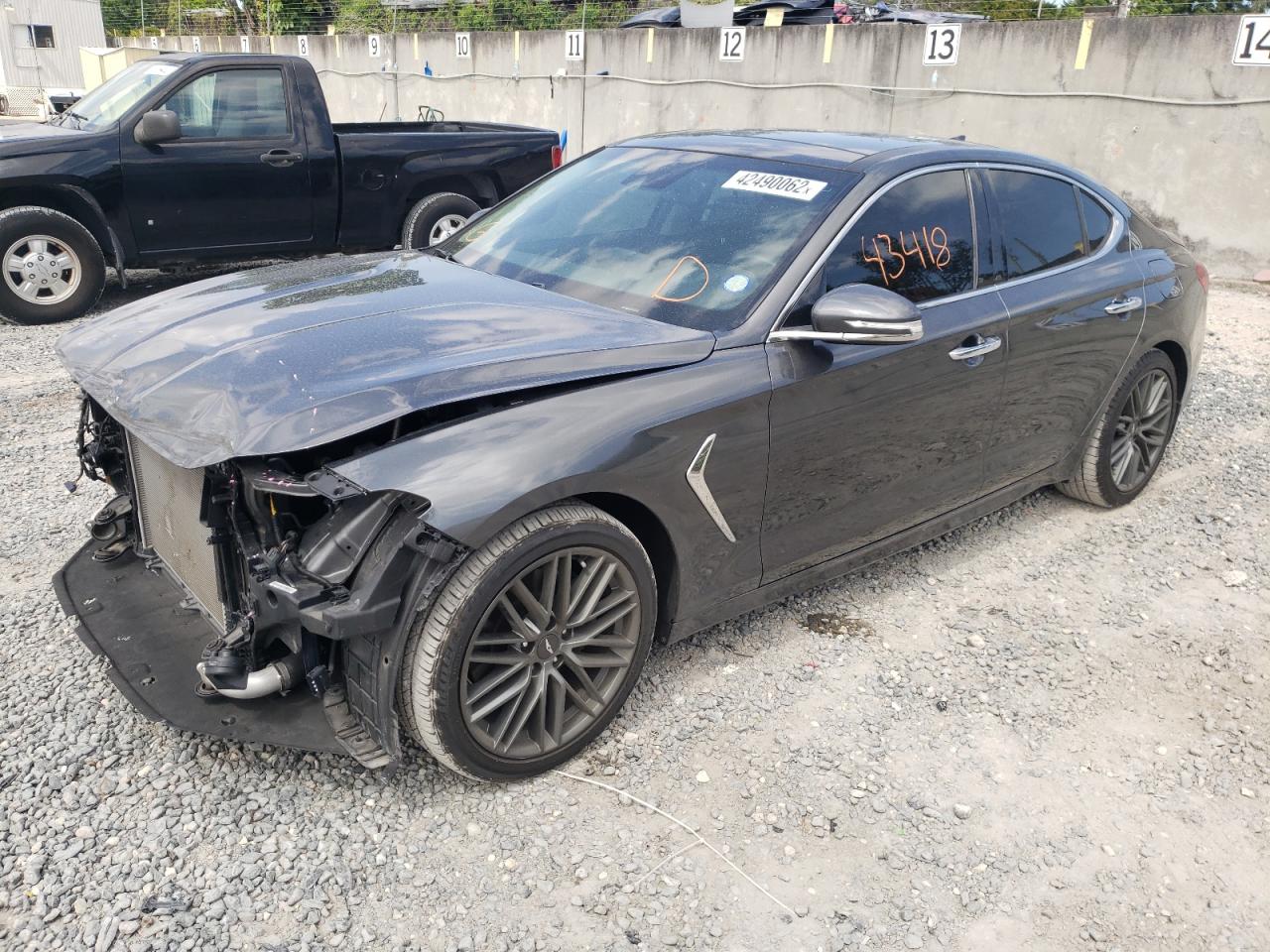Photo 2 from auction – 2019 GENESIS G70 ELITE with VIN KMTG34LA7KU014217