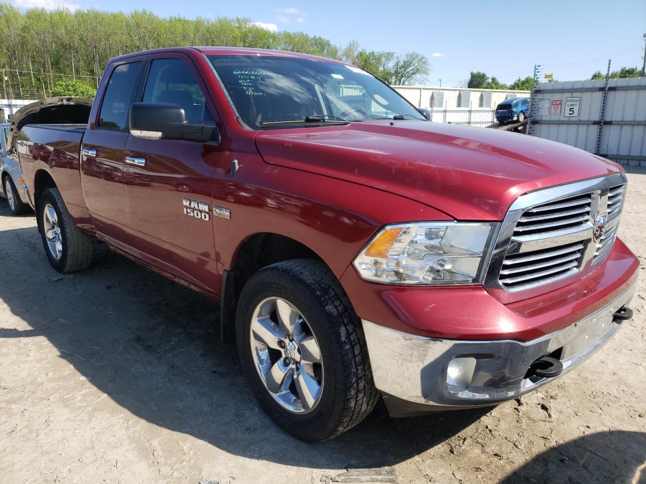 RAM 1500 SLT 2013 with VIN 1C6RR7GT4DS543844 - Photo from auction