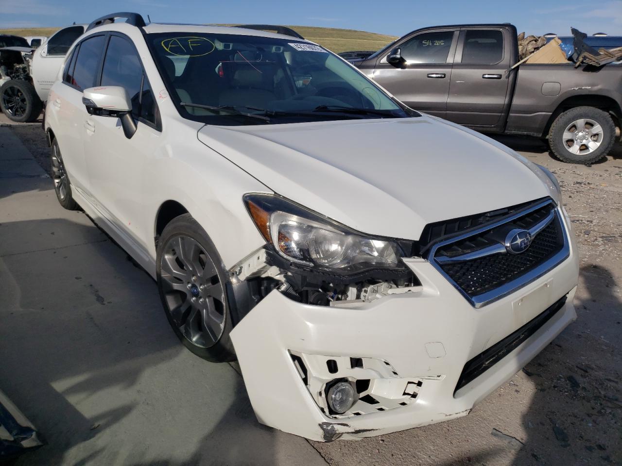 SUBARU IMPREZA SP 2015 with VIN JF1GPAY68F8238154 - Photo from auction