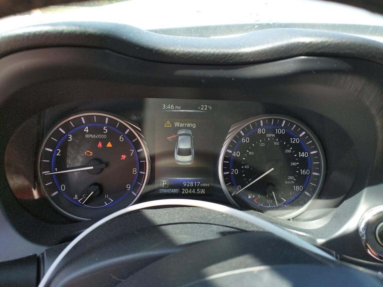 Photo 8 from auction – 2014 INFINITI Q50 BASE with VIN JN1BV7AP7EM675216