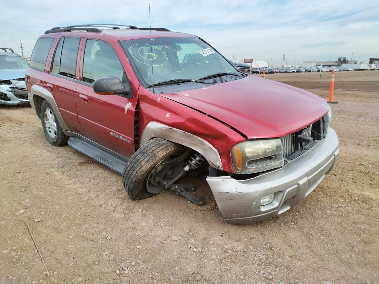 Photo 9 from auction – 2002 CHEVROLET TRAILBLAZE with VIN 1GNDS13S022470090