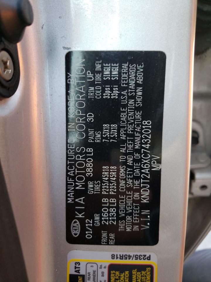 Photo 10 from auction – 2012 KIA SOUL + with VIN KNDJT2A6XC7432018