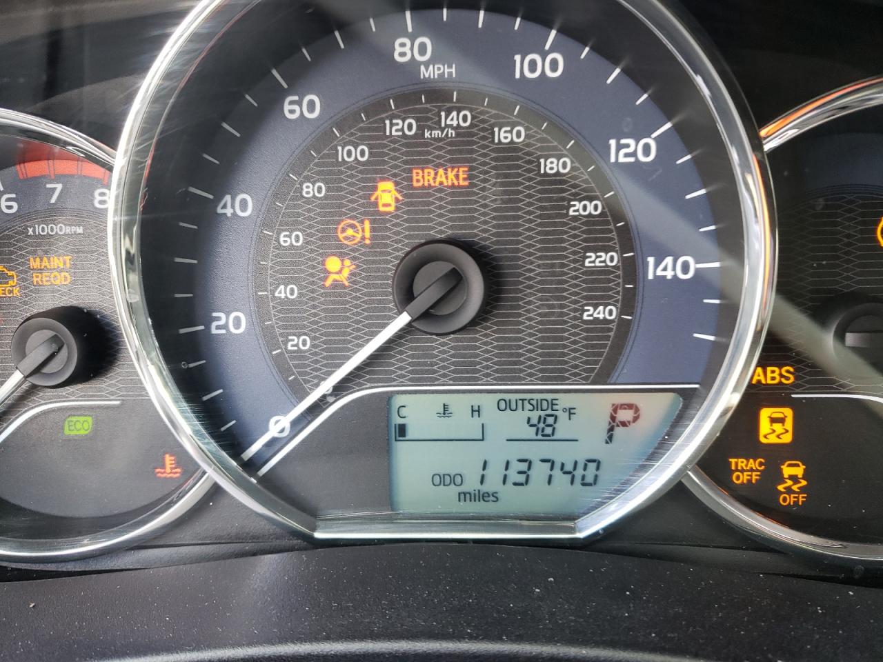 Photo 8 from auction – 2014 TOYOTA COROLLA L with VIN 5YFBURHE4EP173681