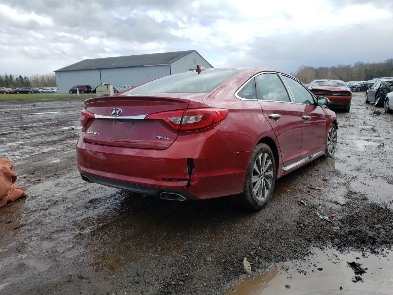 Photo 4 from auction – 2016 HYUNDAI SONATA SPO with VIN 5NPE34AF1GH287577