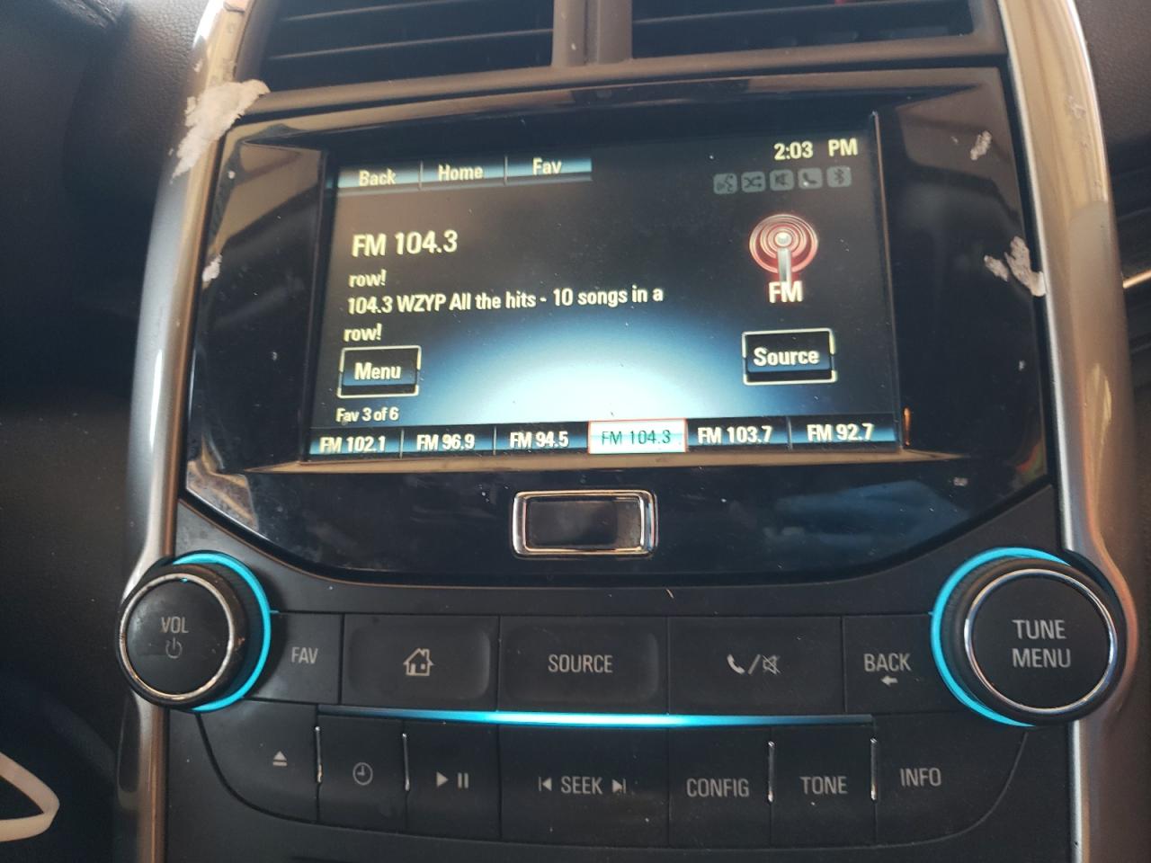 Photo 9 from auction – 2015 CHEVROLET MALIBU LTZ with VIN 1G11F5SL8FF161427
