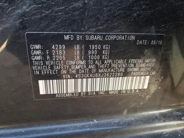 Photo 10 from auction – 2018 SUBARU IMPREZA LI with VIN 4S3GKAU6XJ3622280