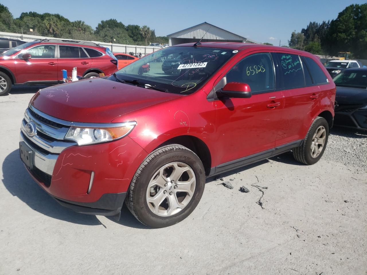 Photo 2 from auction – 2012 FORD EDGE SEL with VIN 2FMDK3JC6CBA32746