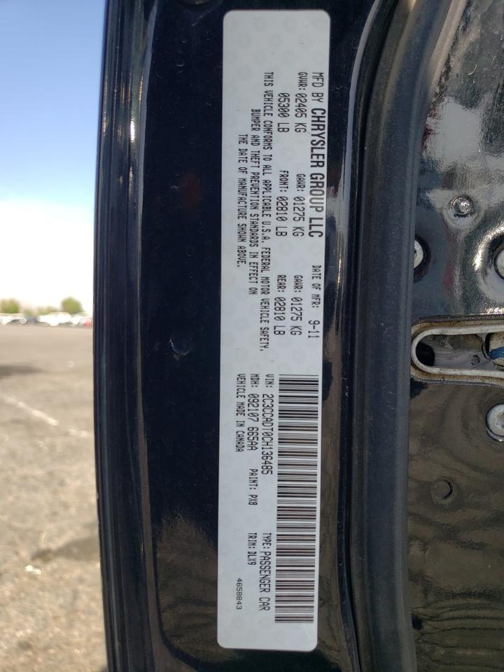 Photo 10 from auction – 2012 CHRYSLER 300 S with VIN 2C3CCADT0CH136485