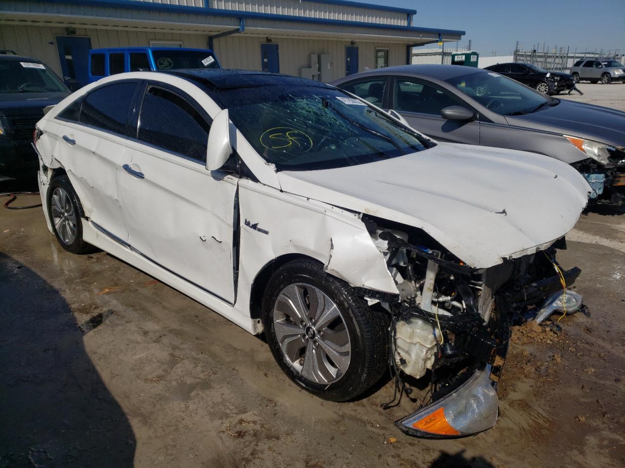 HYUNDAI SONATA HYB 2013 with VIN KMHEC4A41DA068907 - Photo from auction