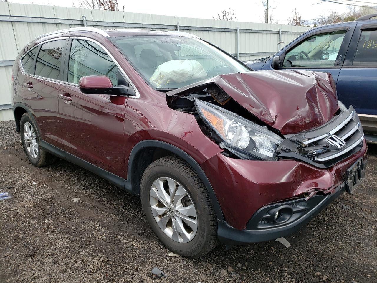 Photo 1 from auction – 2014 HONDA CR-V EXL with VIN 5J6RM4H71EL066884