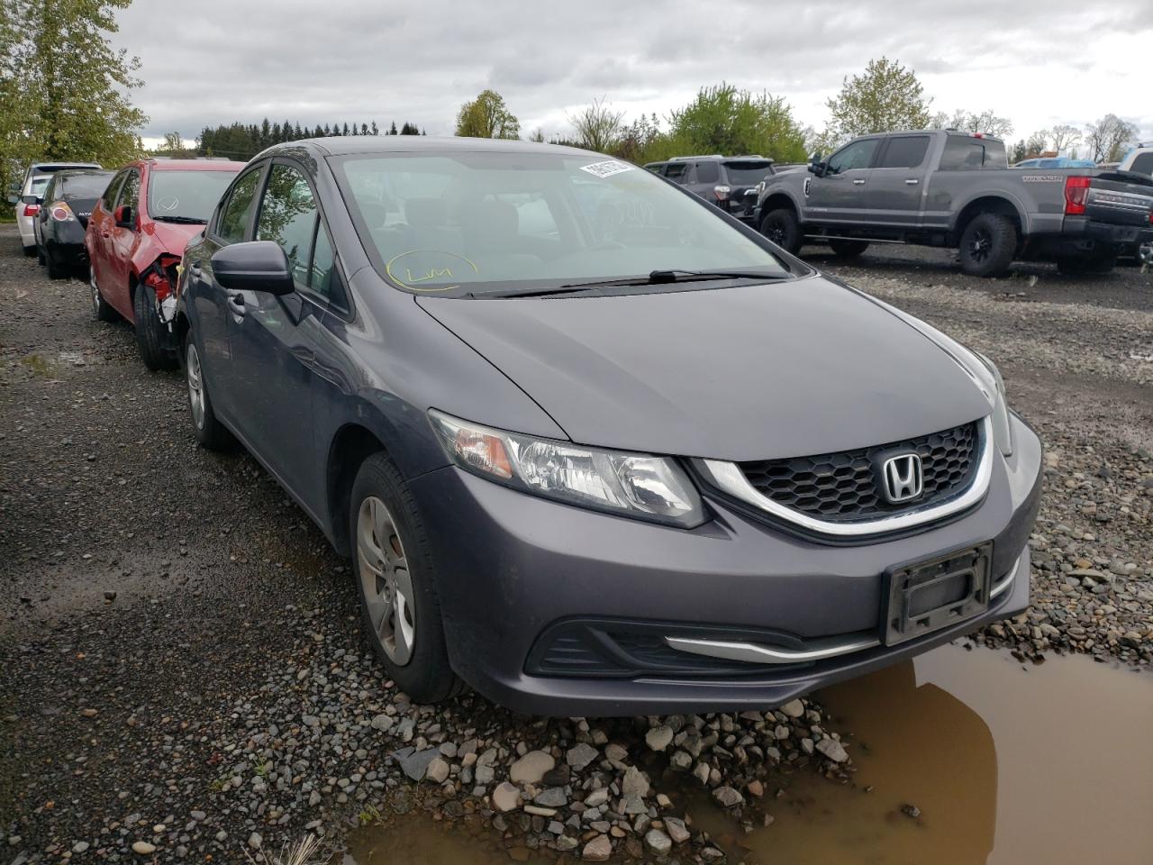 HONDA CIVIC LX 2015 with VIN 2HGFB2F55FH549735 - Photo from auction
