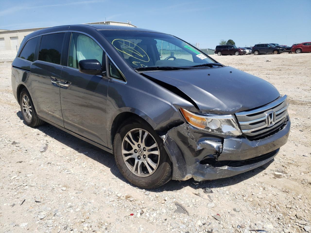 HONDA ODYSSEY EX 2012 with VIN 5FNRL5H43CB022888 - Photo from auction