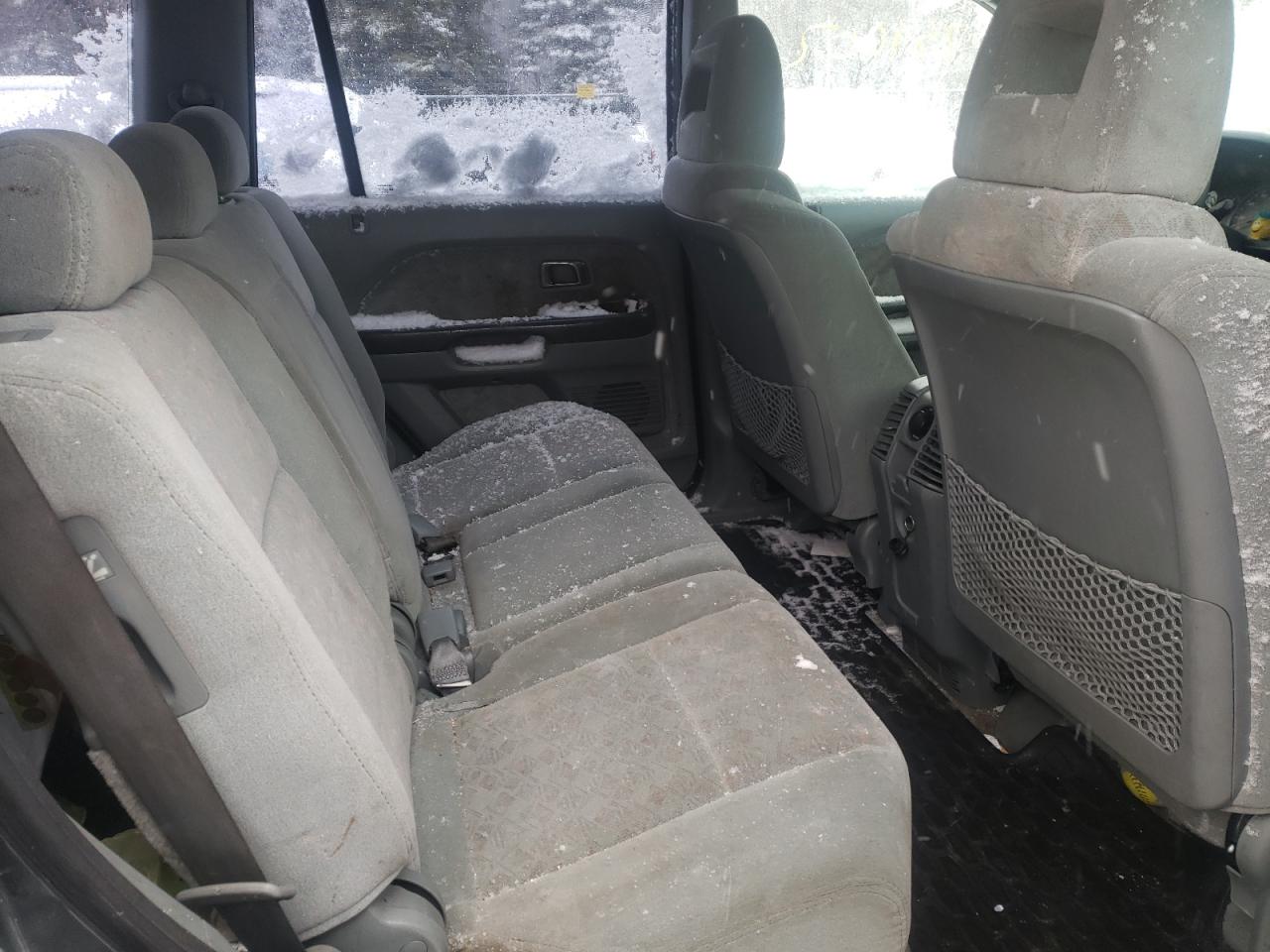 Photo 6 from auction – 2005 HONDA PILOT LX with VIN 2HKYF18115H566148